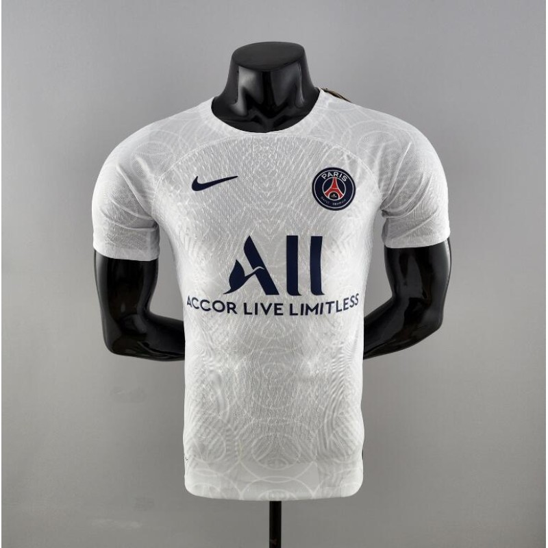 Camiseta player version Paris Saint-Germain Pre-Game White 2022
