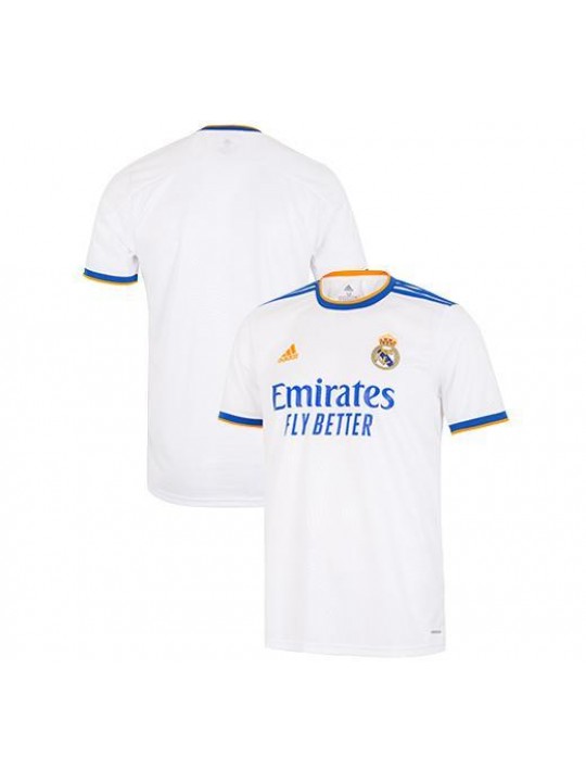 Camiseta Real Madrid Hombre Primera Equipación Blanca 21/22