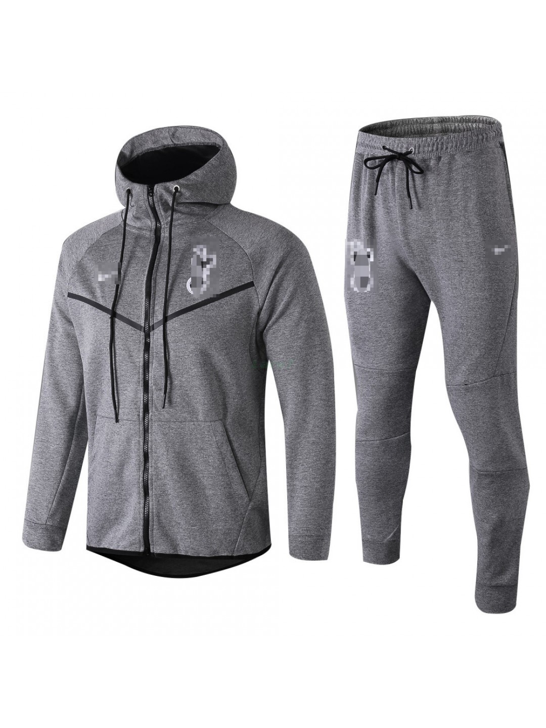 Chándal Tottenham Hotspur 2018/2019 Con Capucha Gris
