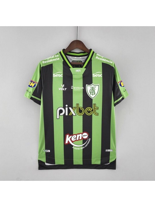 camiseta all sponsor mineiro america green black 22/23