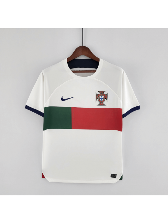 Camiseta Portugal Segunda Equipación Match Mundial Qatar 2022 Niño