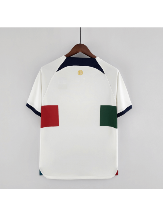 Camiseta Portugal Segunda Equipación Match Mundial Qatar 2022 Niño