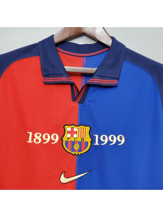 Camiseta Retro b-arcelona 100th Anniversary Primera Equipación