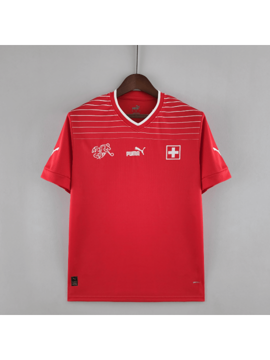 Camiseta Suiza Primera Equipación 2022