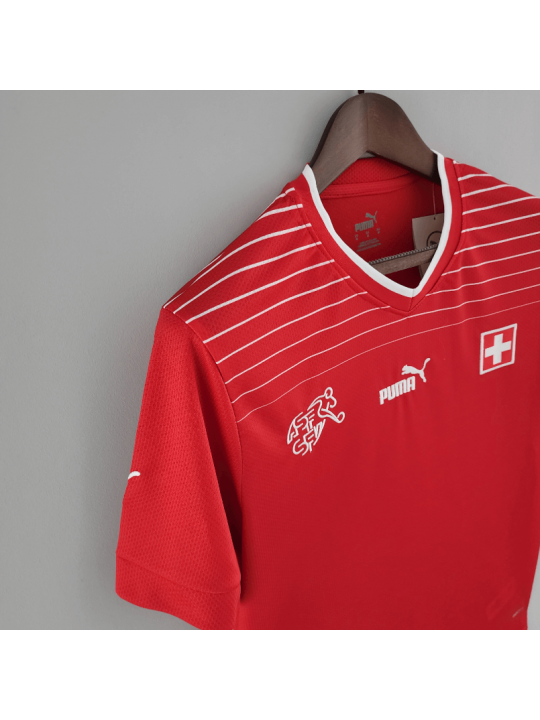 Camiseta Suiza Primera Equipación 2022