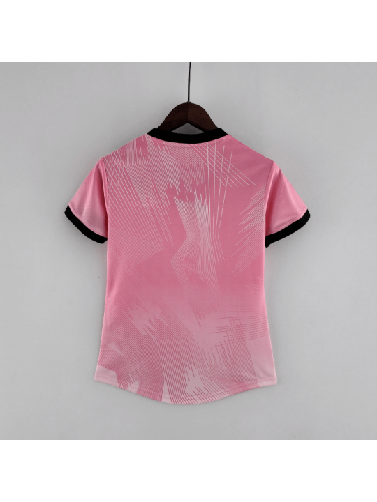 Camiseta Y-3 Real Madrid 120th Anniversary Rosa Mujer