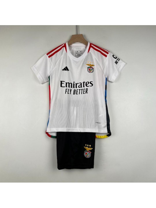 Camiseta Benfica Fc Tercera Equipación 23/24 Niño