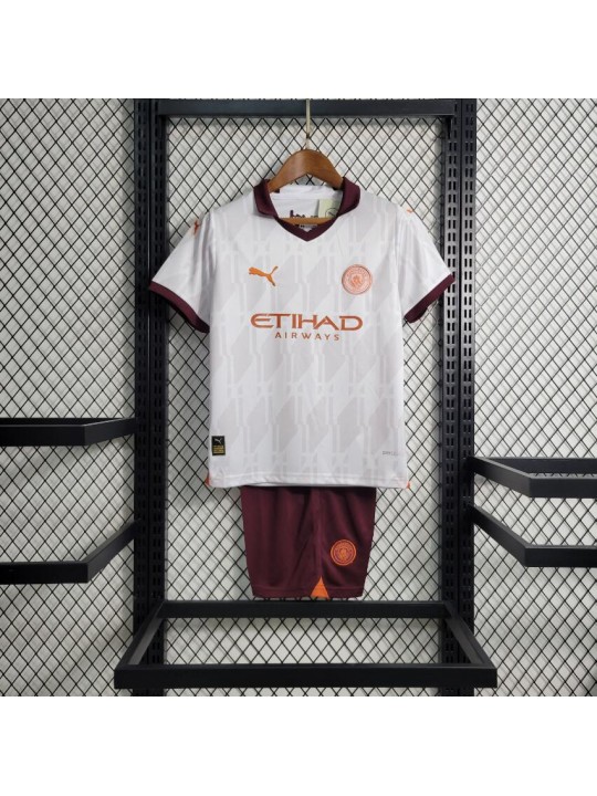 Camiseta Manchester City Segunda Equipacion 23/24 Niño