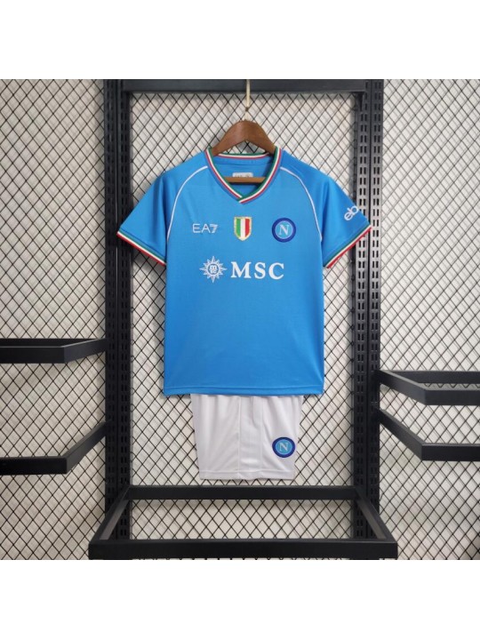 Camiseta Scc Napoli Primera Equipación 23/24 Niño