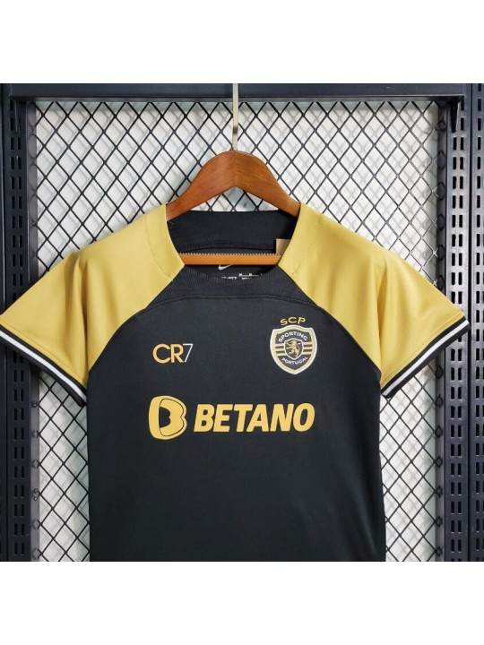 Camiseta Sporting Lisboa Tercera Equipación 23/24 Niño