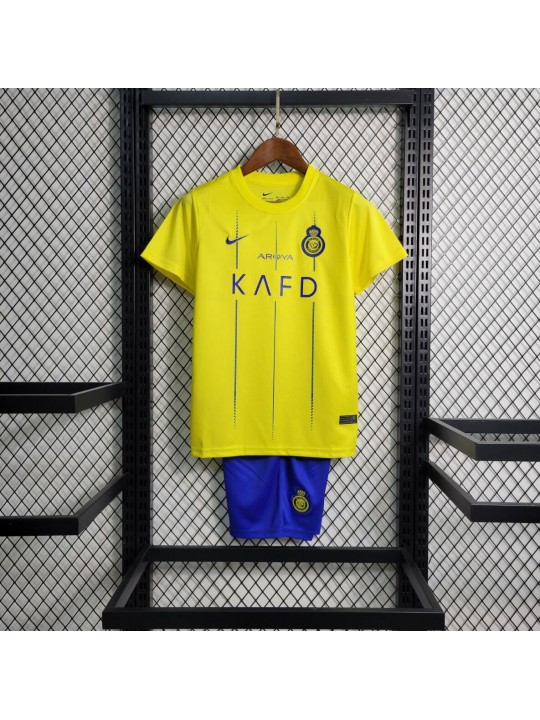 Camiseta Al-Nassr FC Primera Equipación 23/24 Niño