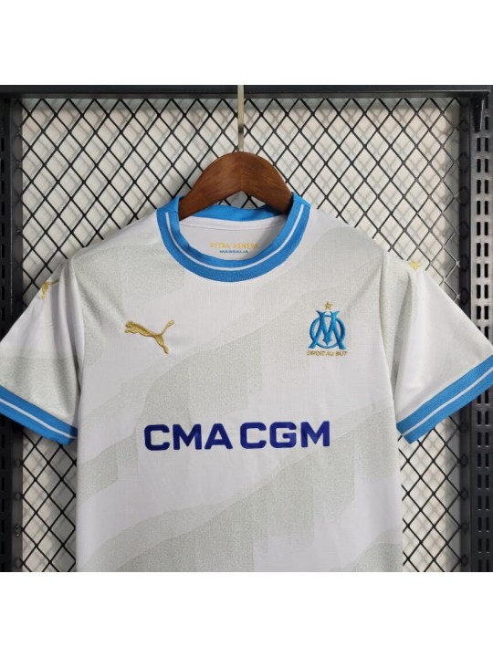 Camiseta Olympique Marsella Primera Equipación 23/24 Niño