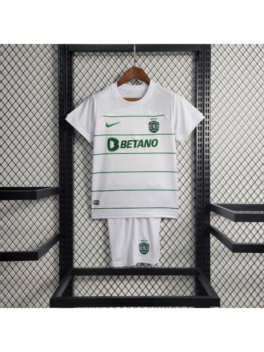 Camiseta Sporting Lisboa Segunda Equipación 23/24 Niño