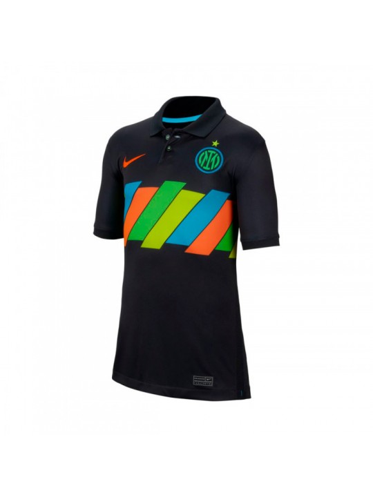 CAMISETA FC INTER DE MILÁN TERCERA EQUIPACIÓN STADIUM 2021-2022 NIÑO