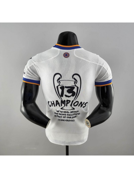 Camiseta 21/22 Real Madrid 13 Champions Liga de Campeones de la UEFA