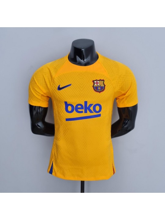 Camiseta 22/23 Versión Jugador b-arcelona Training Kit Amarillo