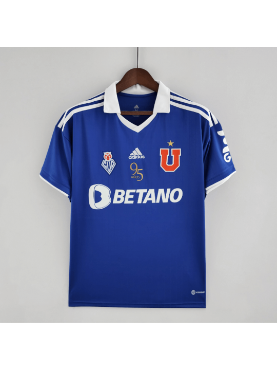 CAMISETA U. DE CHILE PRIMERA EQUIPACIÓN 22/23 95TH ANNIVERSARY