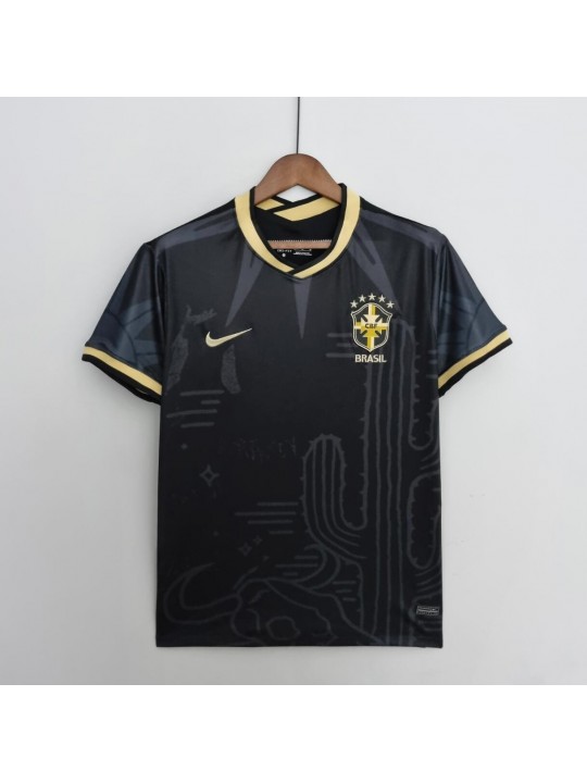 Camisetas Brazil 2022 Negra