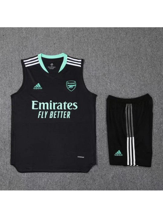 Camisetas Sin Mangas Arsenal 22/23 KIT Negra