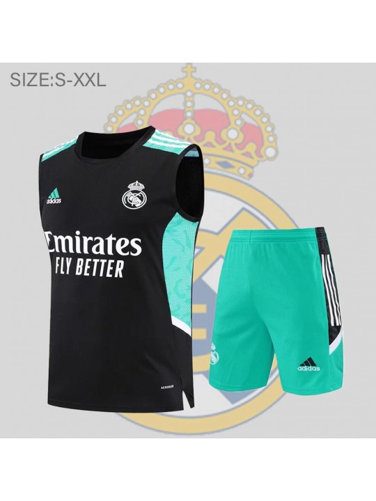 Camisetas Sin Mangas Real Madrid 22/23 KIT Negra