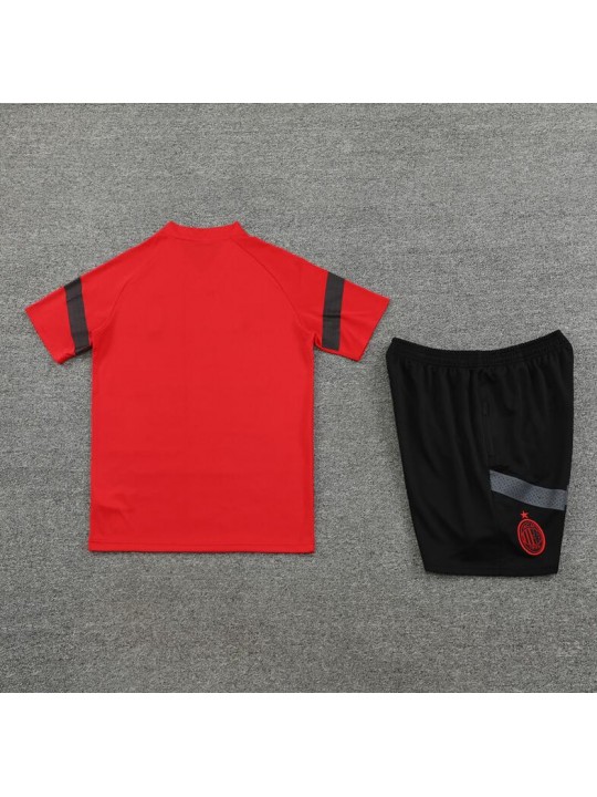 Camiseta AC Milan Training Kit Rojo 22/23 + Pantalones