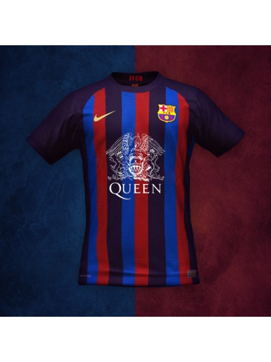 Camiseta b-arcelona Edición Limitada de Queen la 1a equipación masculina del FC