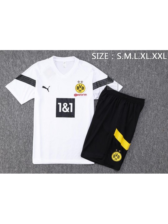 Camiseta Borussia Dortmund Training Kit Blanco 22/23 + Pantalone