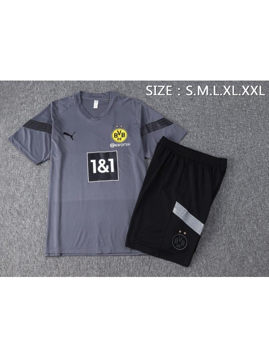 Camiseta Borussia Dortmund Training Kit Gris 22/23 + Pantalone