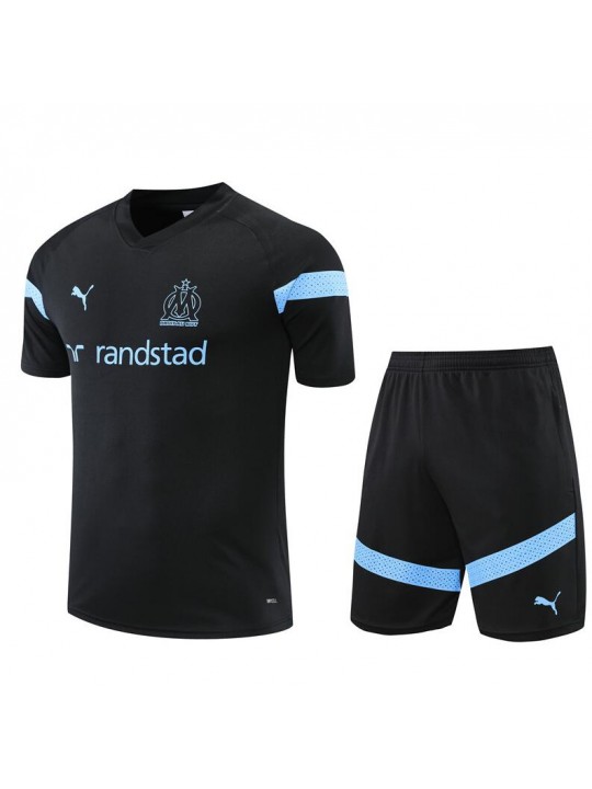 Camiseta Olympique De Marsella Pre-Match Negro 22/23 + Pantalones