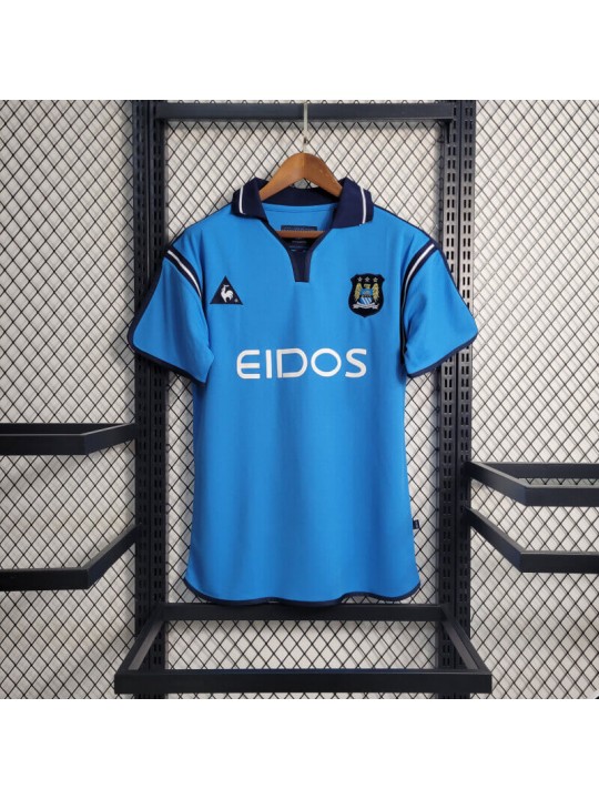 Camiseta Retro Manchester City Primera Equipacion 01/02