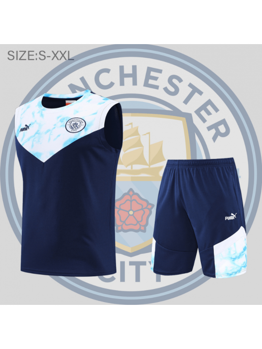 CAMISETA SIN MANGAS 22/23 MANCHESTER CITY CONJUNTO DE ENTRENO + Pantalone