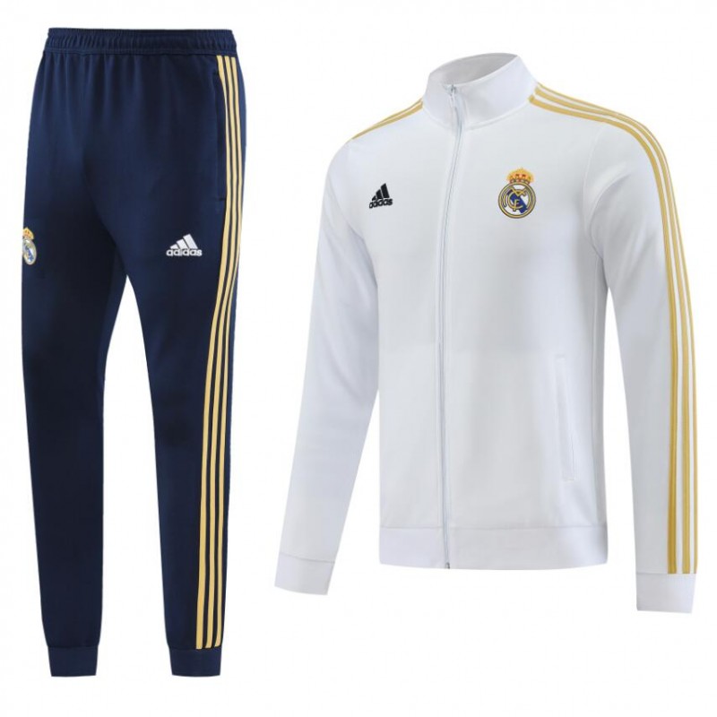 Chandal Entrenamiento Fc Real Madrid Blanco 2023 +Pantalones