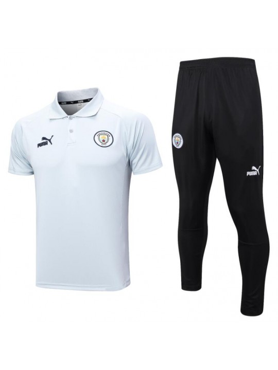 Polo MANCHESTER CITY Pre-Match 23/24 Gris Claro