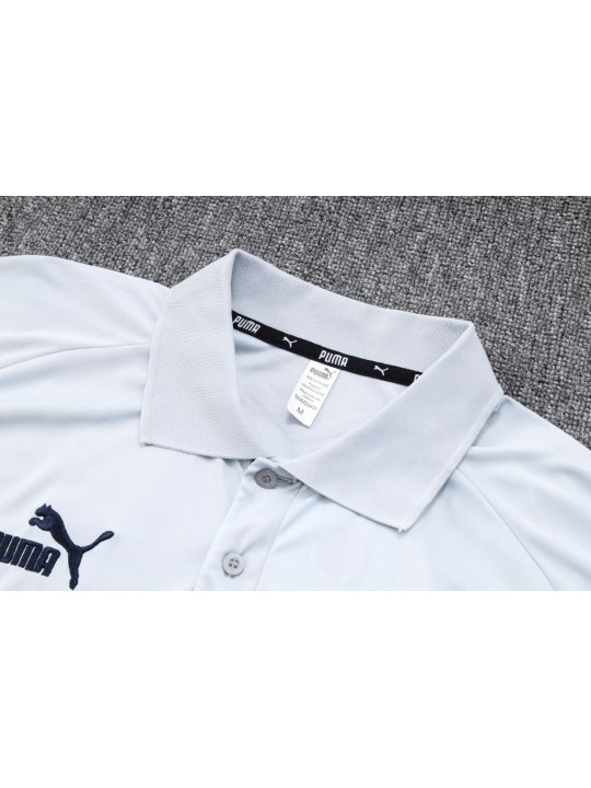 Polo MANCHESTER CITY Pre-Match 23/24 Gris Claro