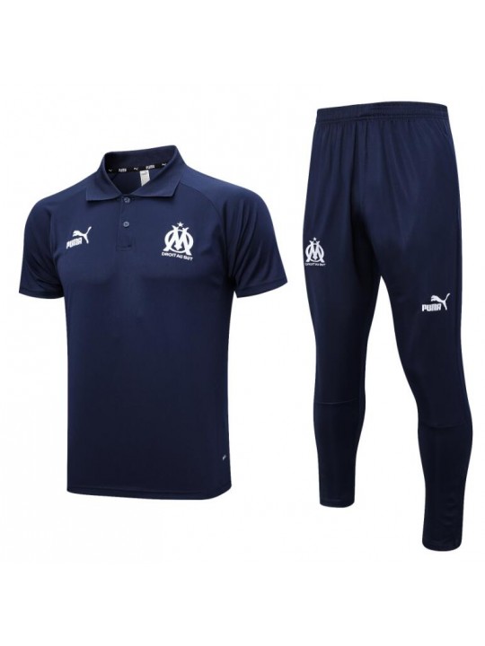 Polo Olympique De Marseille Pre-match 23/24 + Pantalones