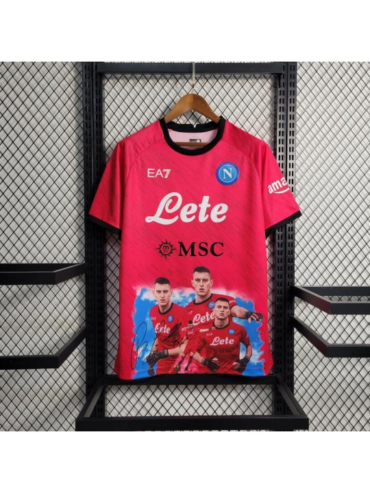 Camiseta Napoli Champions Edition Rojo 23-24