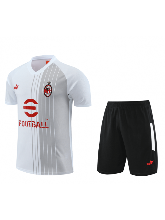 Camiseta AC Milan Pre-Match 23/24 Blanco + Pantalones