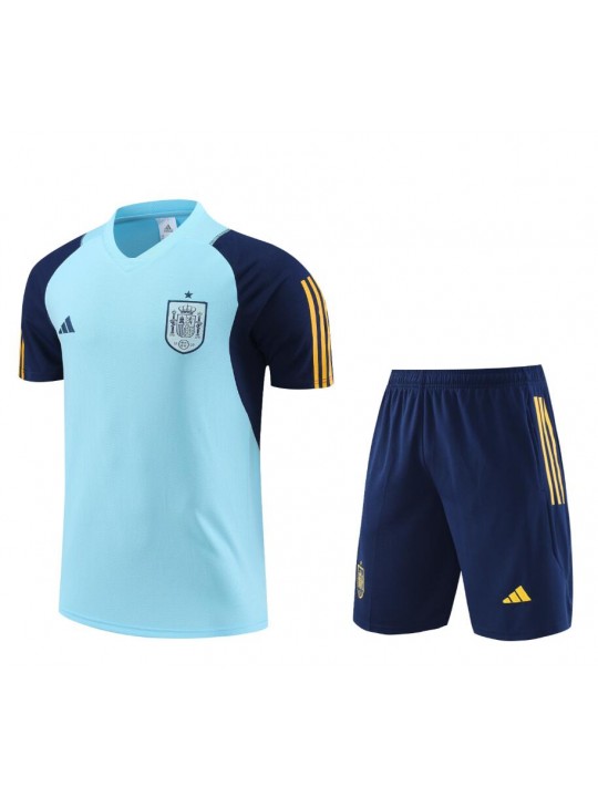 Camiseta España Pre-Match 2023/2024 Azul + Pantalones