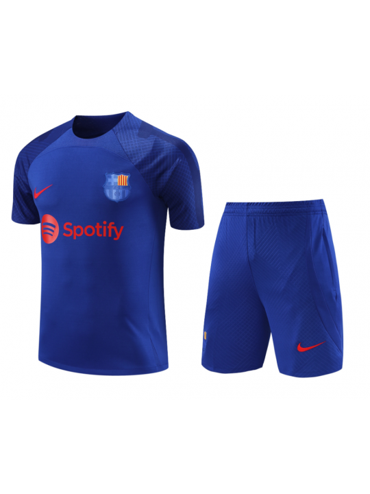 Camiseta FC b-arcelona Pre-Match 23/24 Azul + Pantalones