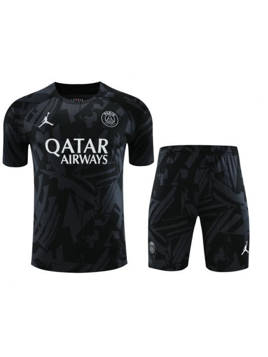 Camiseta FC Paris Saint-Germain Pre-Match 23/24 Negro + Pantalones