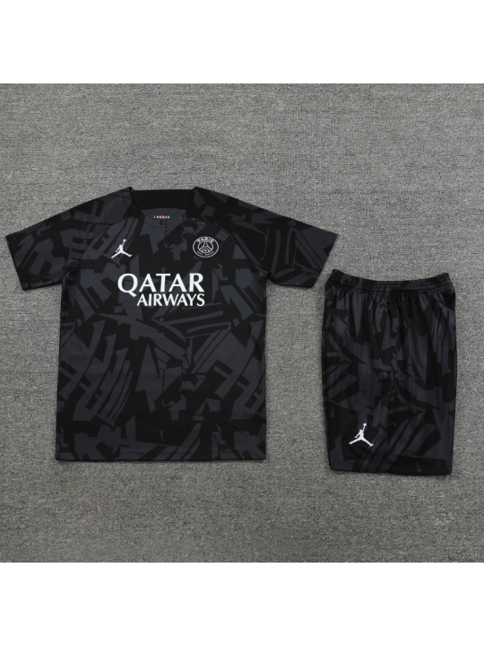 Camiseta FC Paris Saint-Germain Pre-Match 23/24 Negro + Pantalones