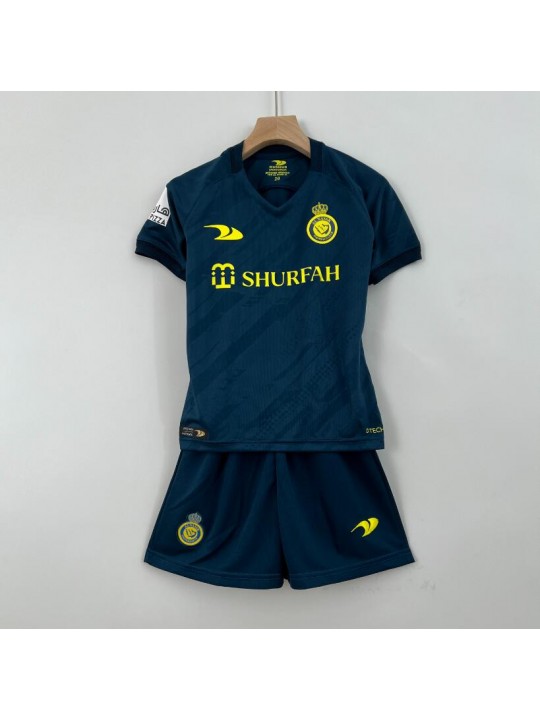 Camiseta Al-Nassr FC Segunda Equipación 23/24 Niño