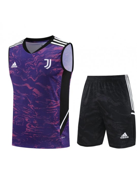 Camiseta Sin Mangas Juventus FC Pre-Match 23/24 + Pantalones