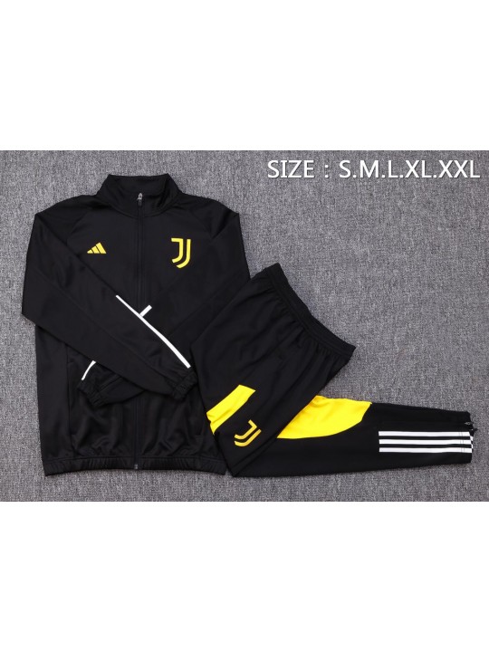 Chandal Entrenamiento Juventus 2023-2024 Negro (Hombre/Niño) + Pantalones