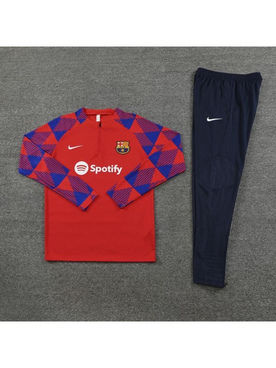 Sudadera Fc b-arcelona Training 23/24 Rojo + Pantalones