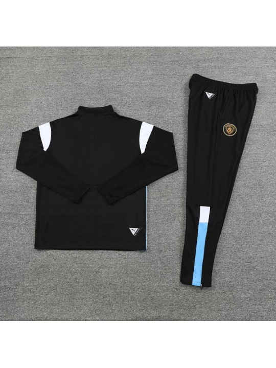 Sudadera Manchester City FC 23/24 Negro (Hombre/Niño) + Pantalones