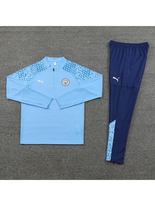 Sudadera Manchester City Training 23/24 Azul + Pantalones