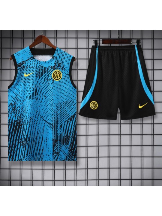 Camiseta Sin Mangas Inter Milan Pre-Match 23/24 + Pantalones