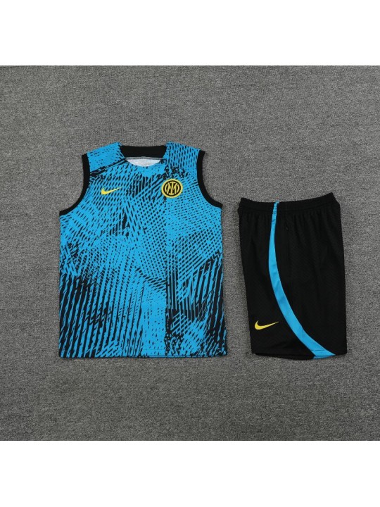 Camiseta Sin Mangas Inter Milan Pre-Match 23/24 + Pantalones