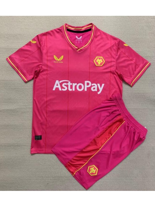 Camiseta Portero Wolves Rosa 23/24